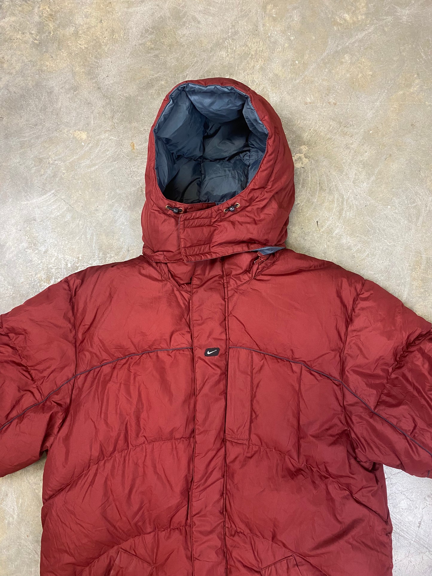 Vintage Nike Burnt Orange Puffer Jacket M/L