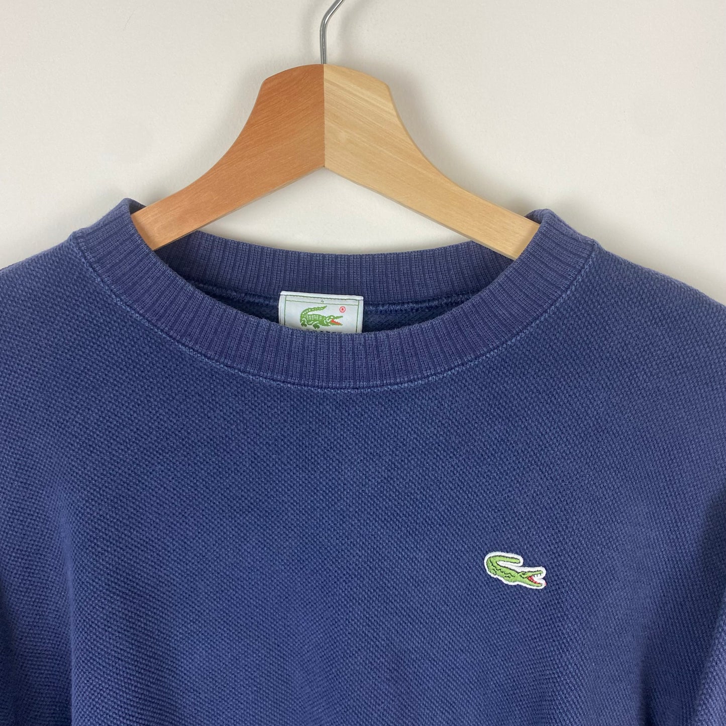 Vintage Lacoste Navy Knit Sweater - S/M