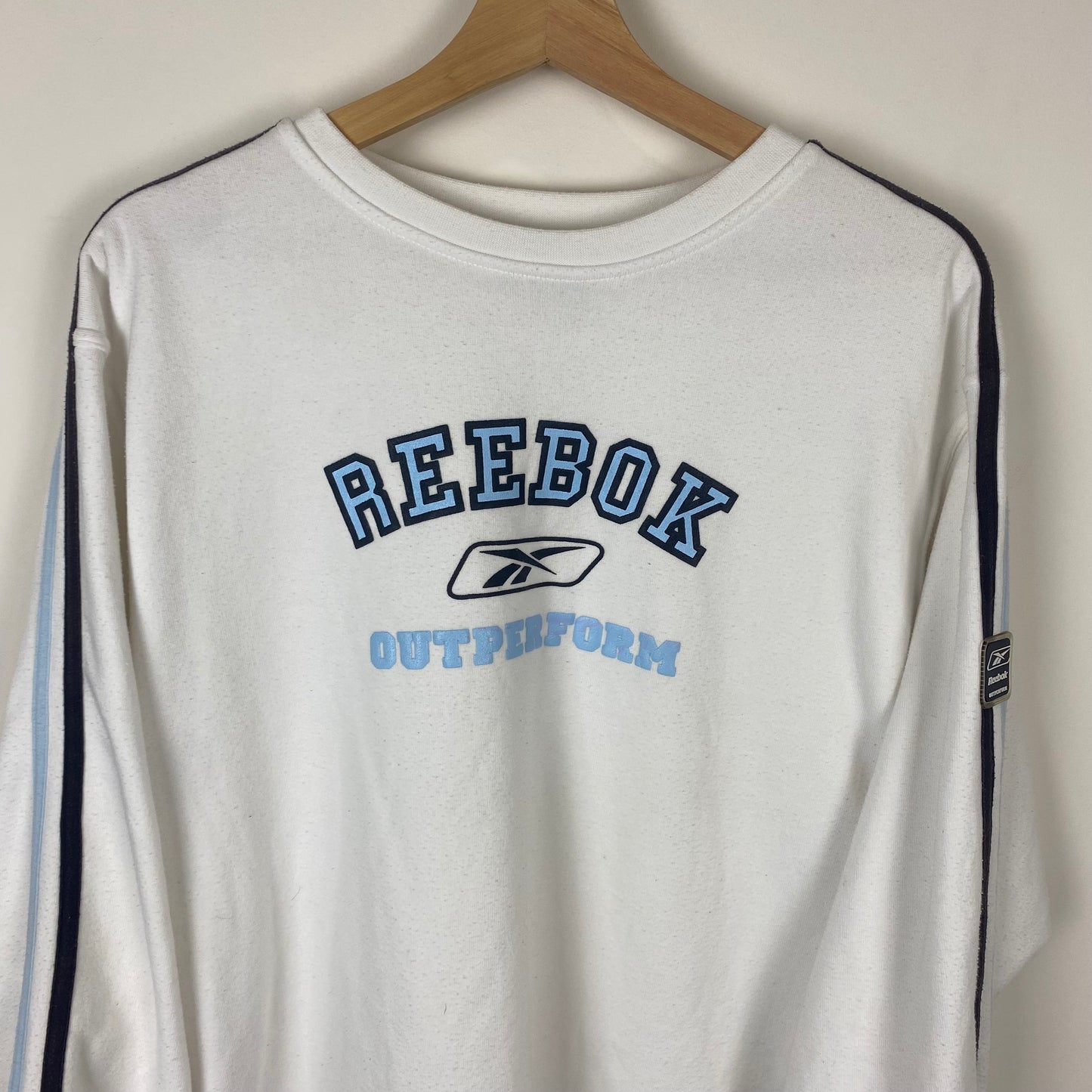 Reebok White Sweatshirt - L