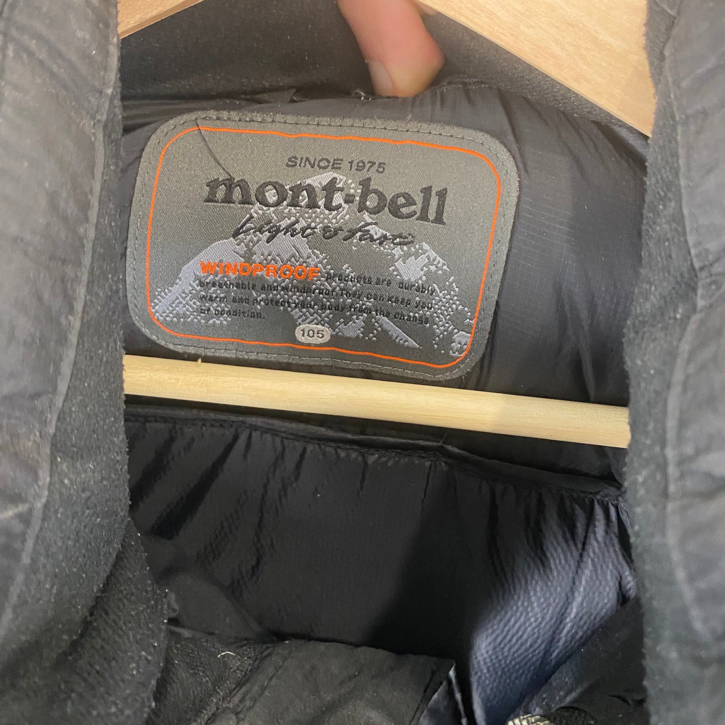 Vintage Mont Bell Olive/Black Puffer Jacket - L