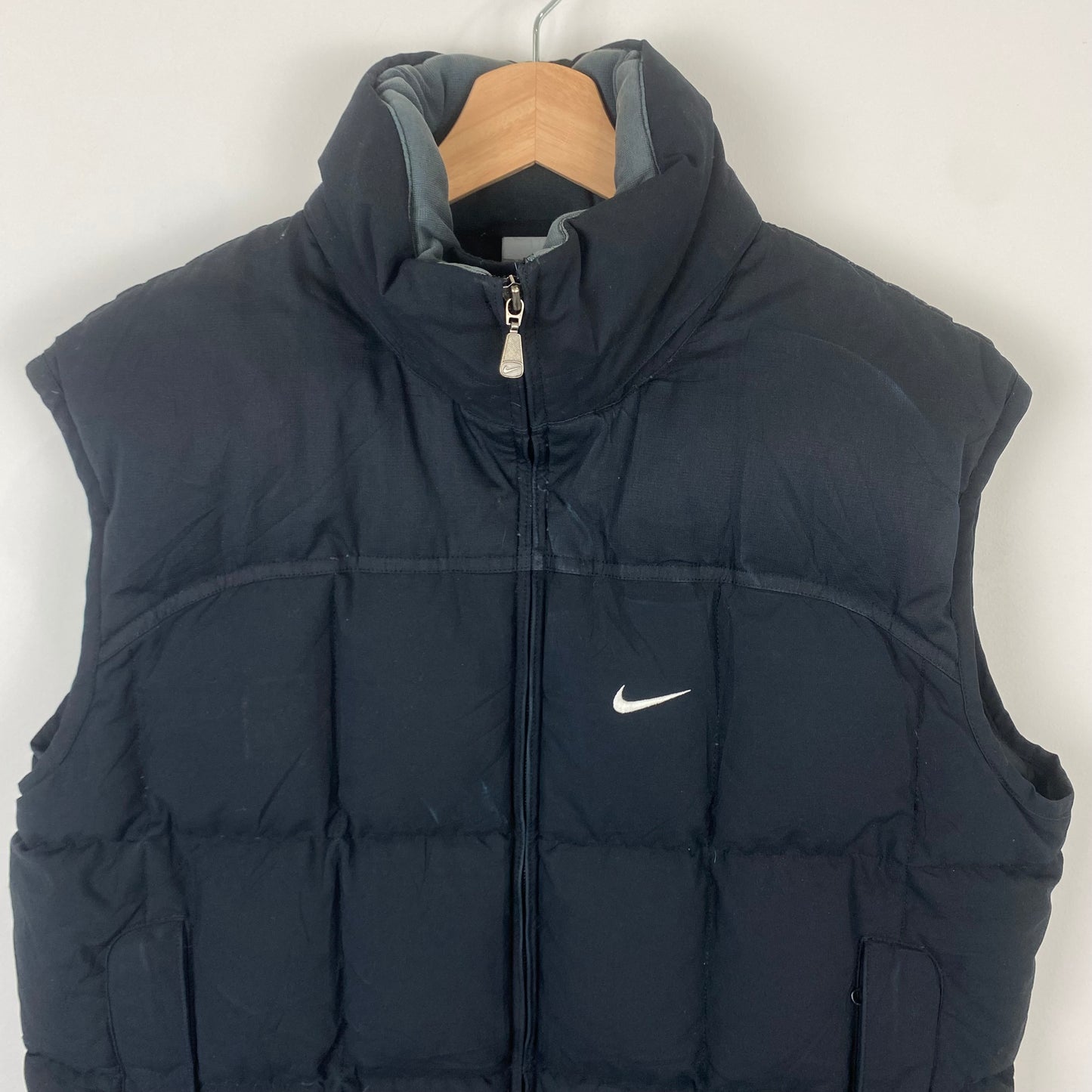 Vintage Nike Black Gilet Vest - M