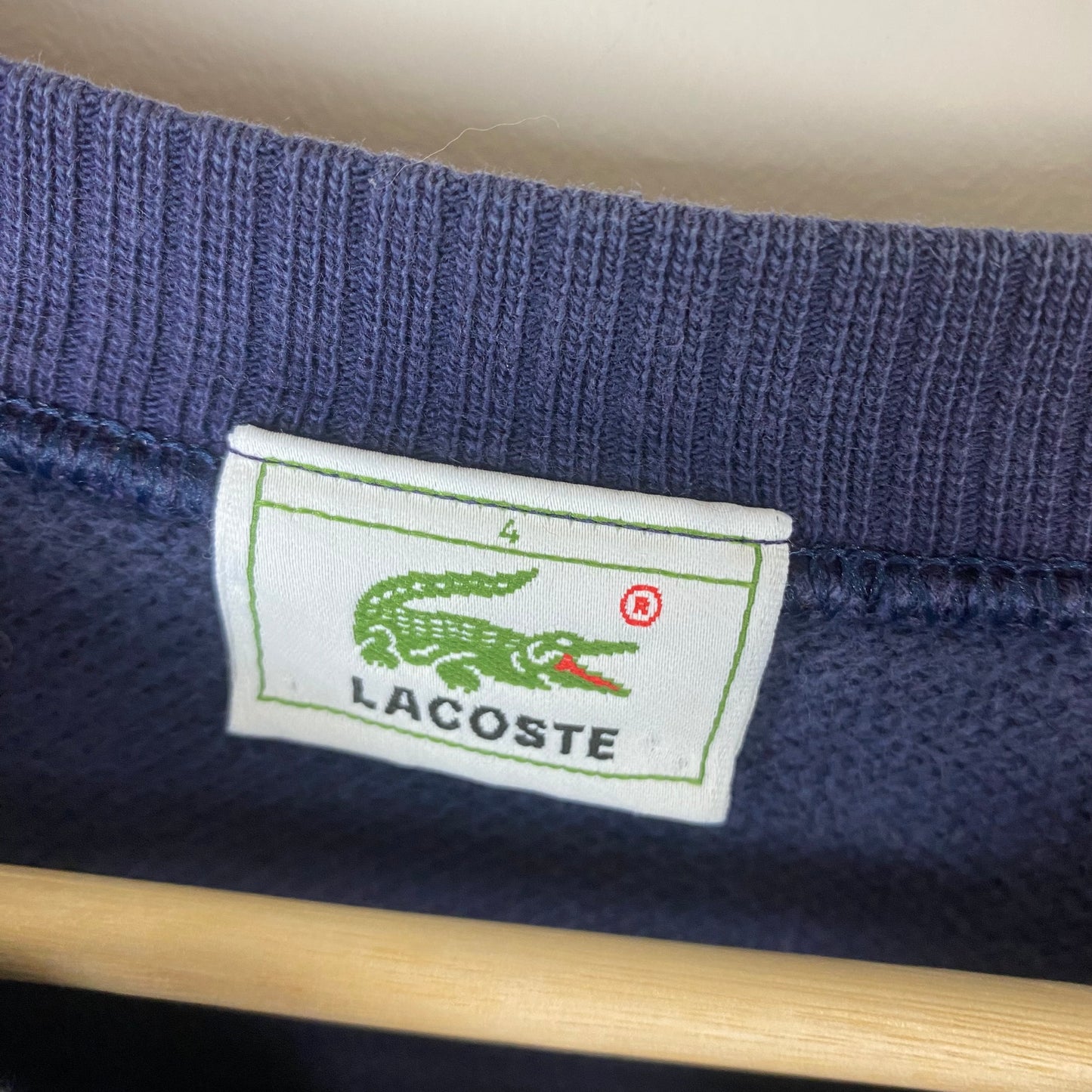 Vintage Lacoste Navy Knit Sweater - S/M