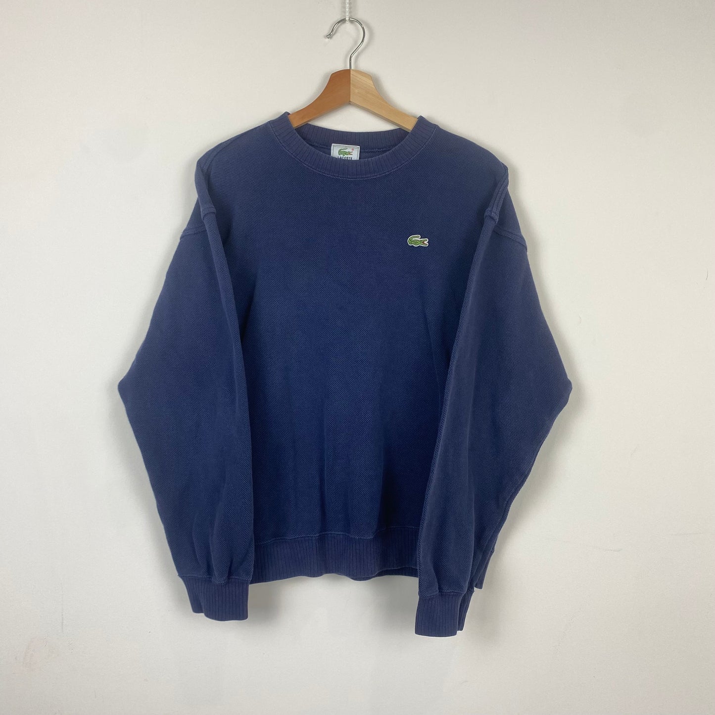 Vintage Lacoste Navy Knit Sweater - S/M