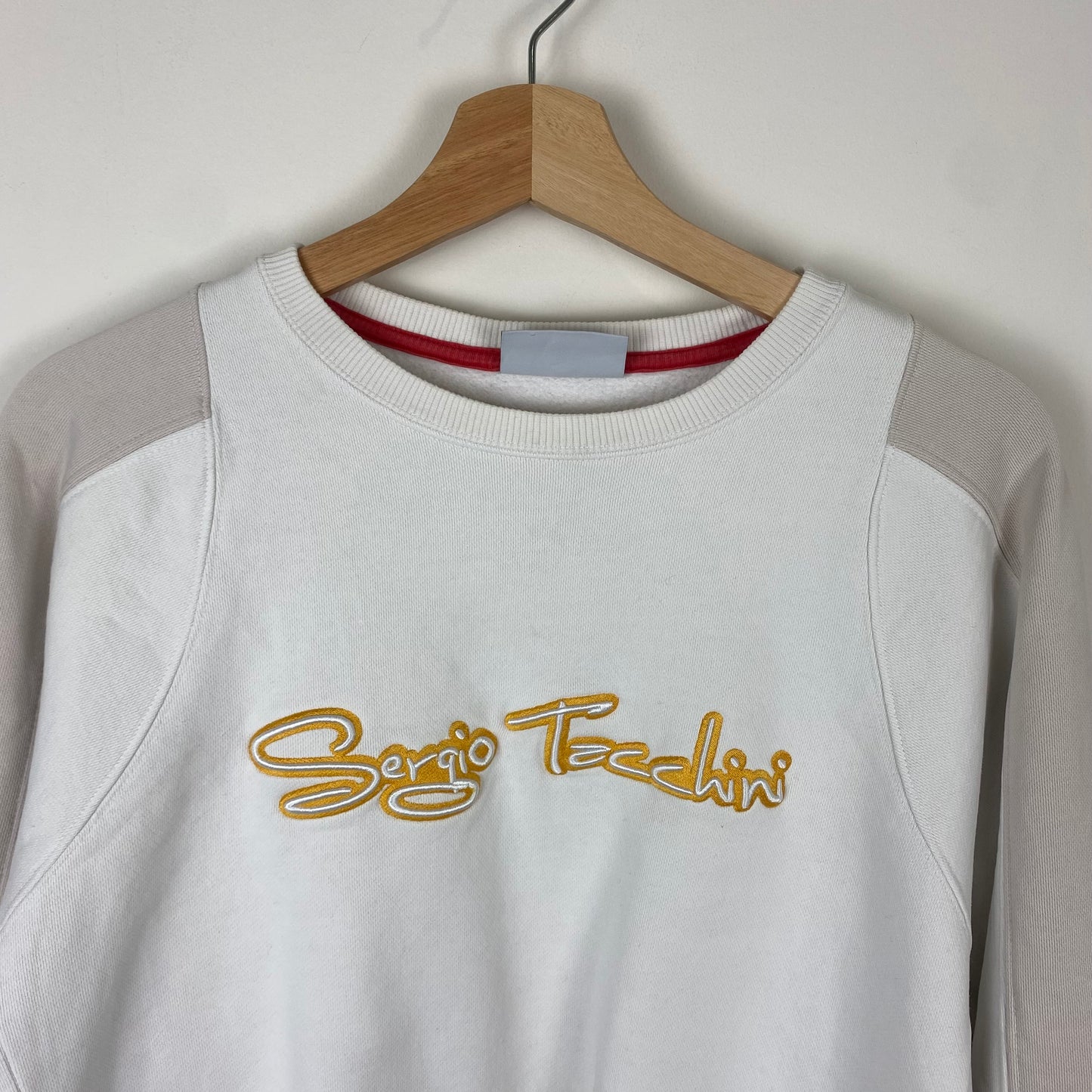 Vintage Sergio Tacchini White Sweatshirt - S