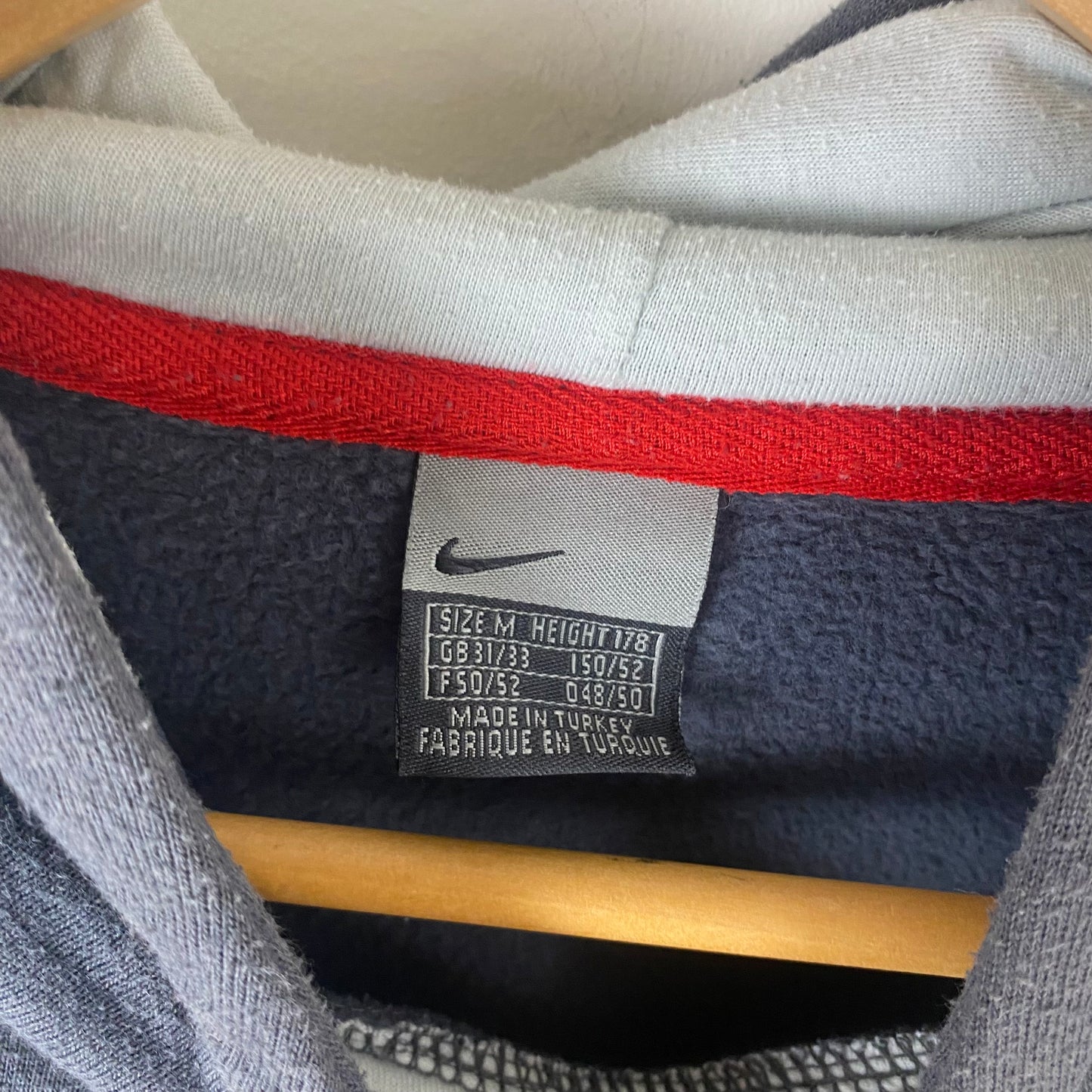 Vintage Nike Grey Hoodie - S/M