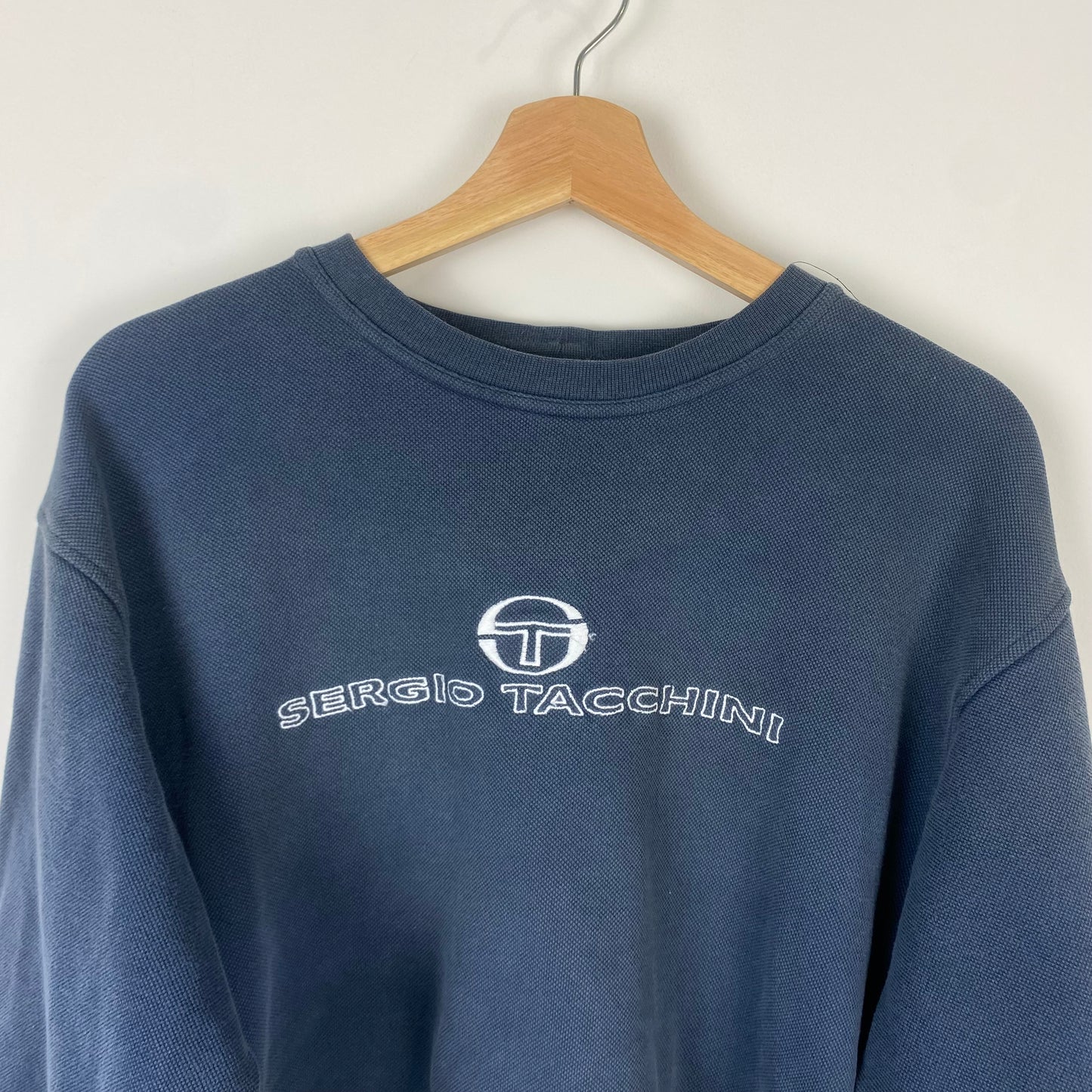 Vintage Sergio Tacchini Navy Sweater - S