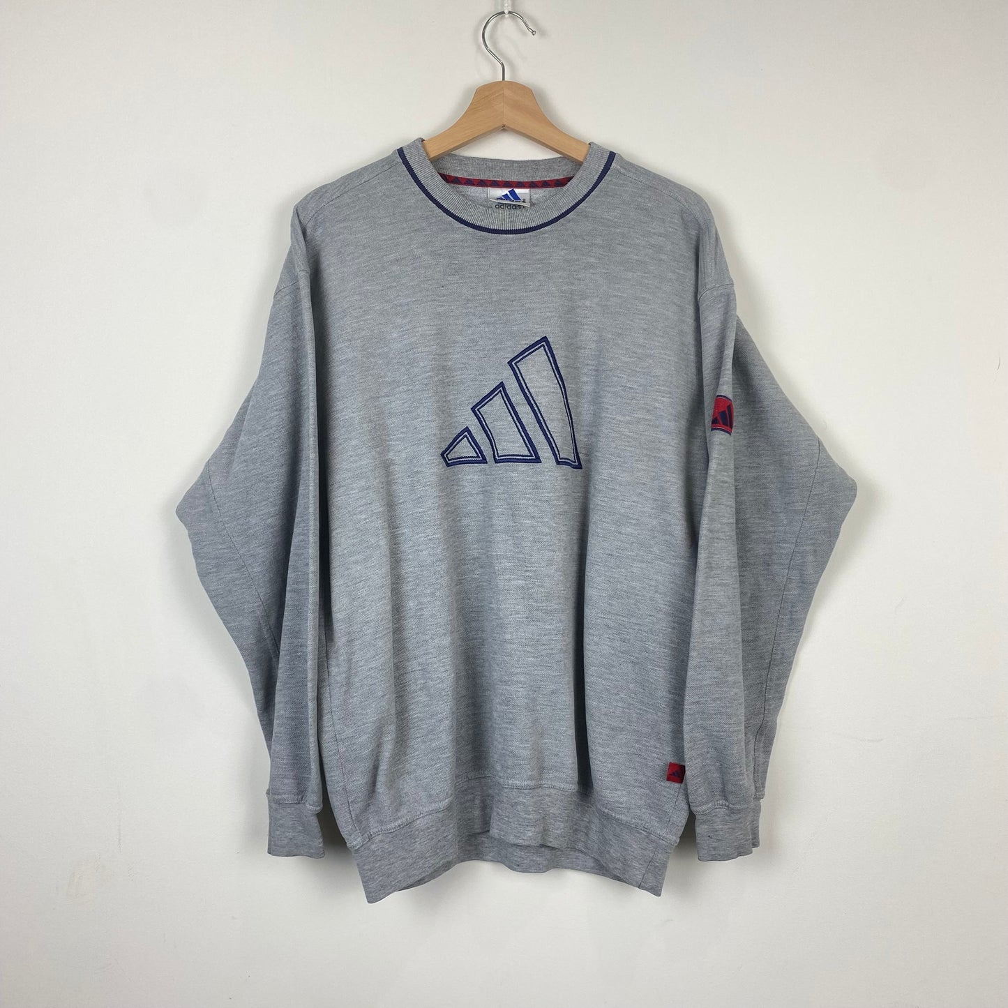 Vintage Adidas Big Logo Sweatshirt- M