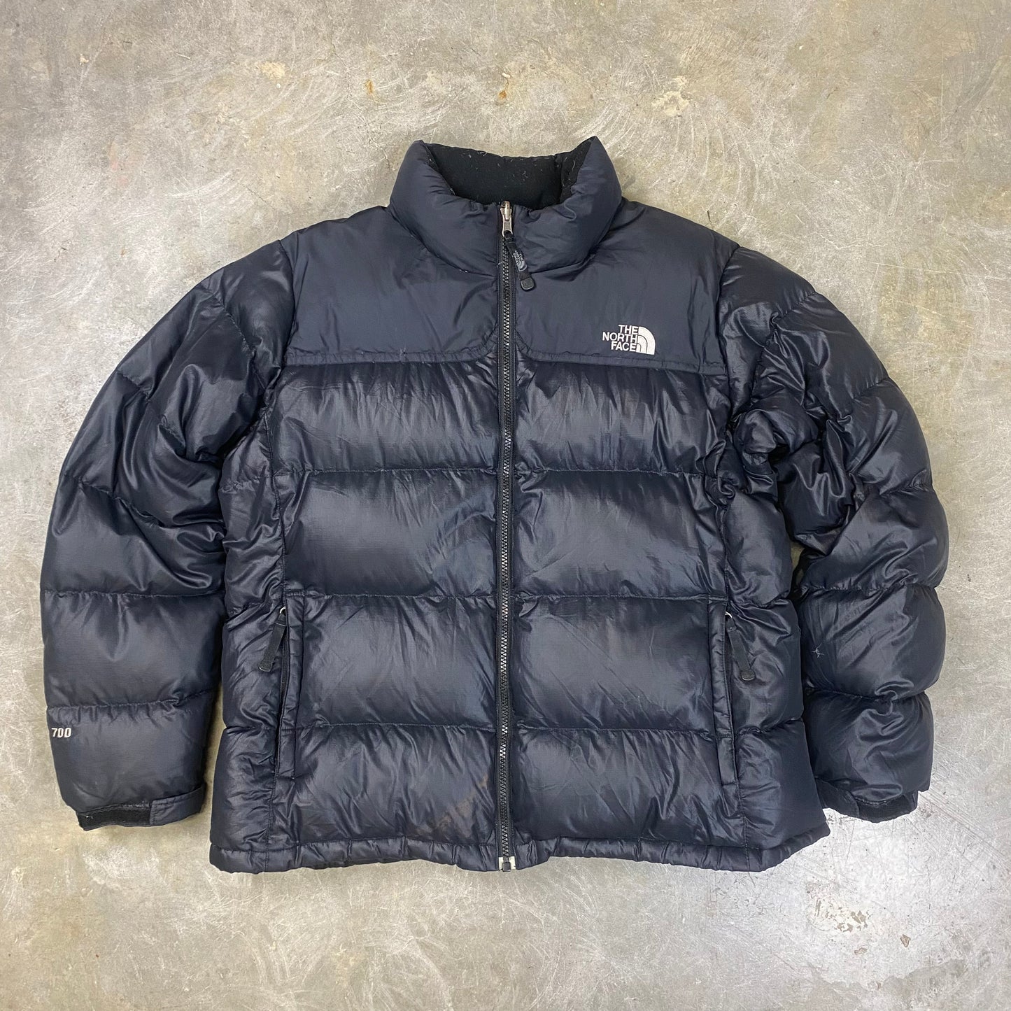 Vintage The North Face Black Nuptse Puffer Jacket Women's - XL