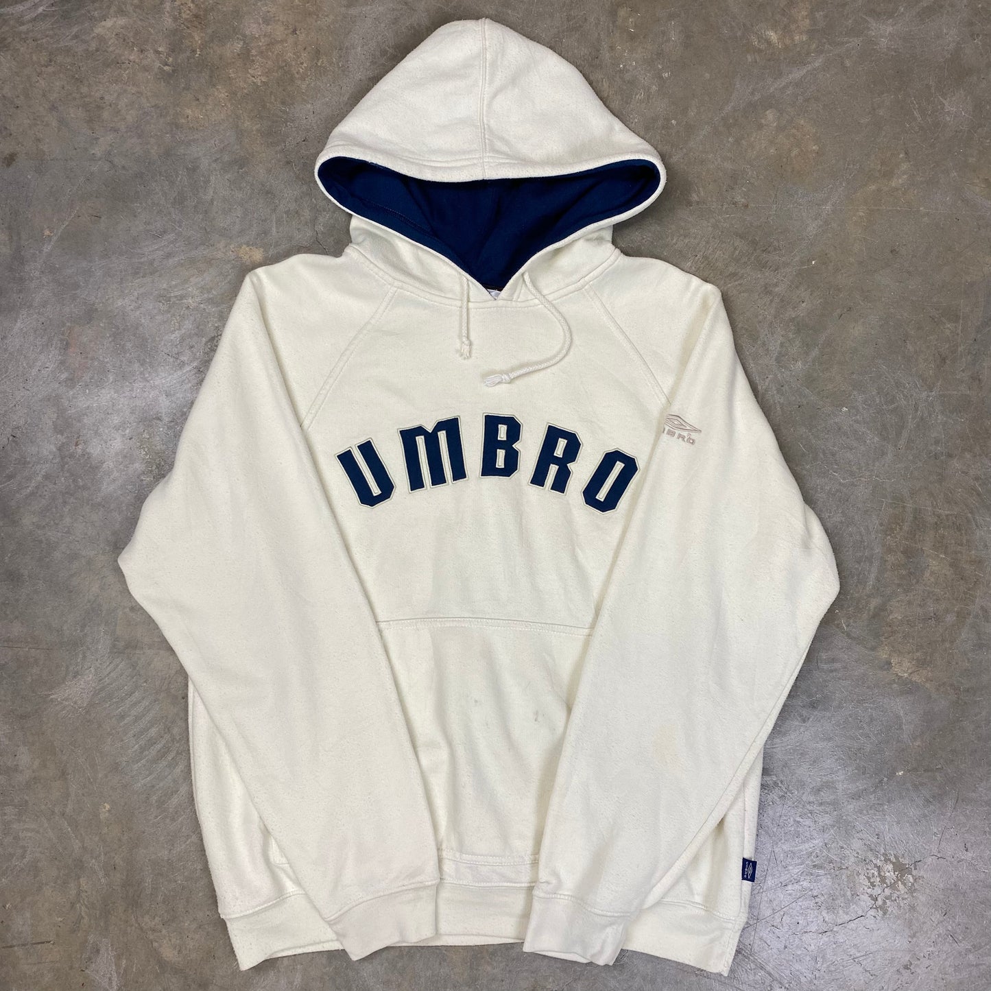 Vintage Umbro Cream Hoodie - S/M