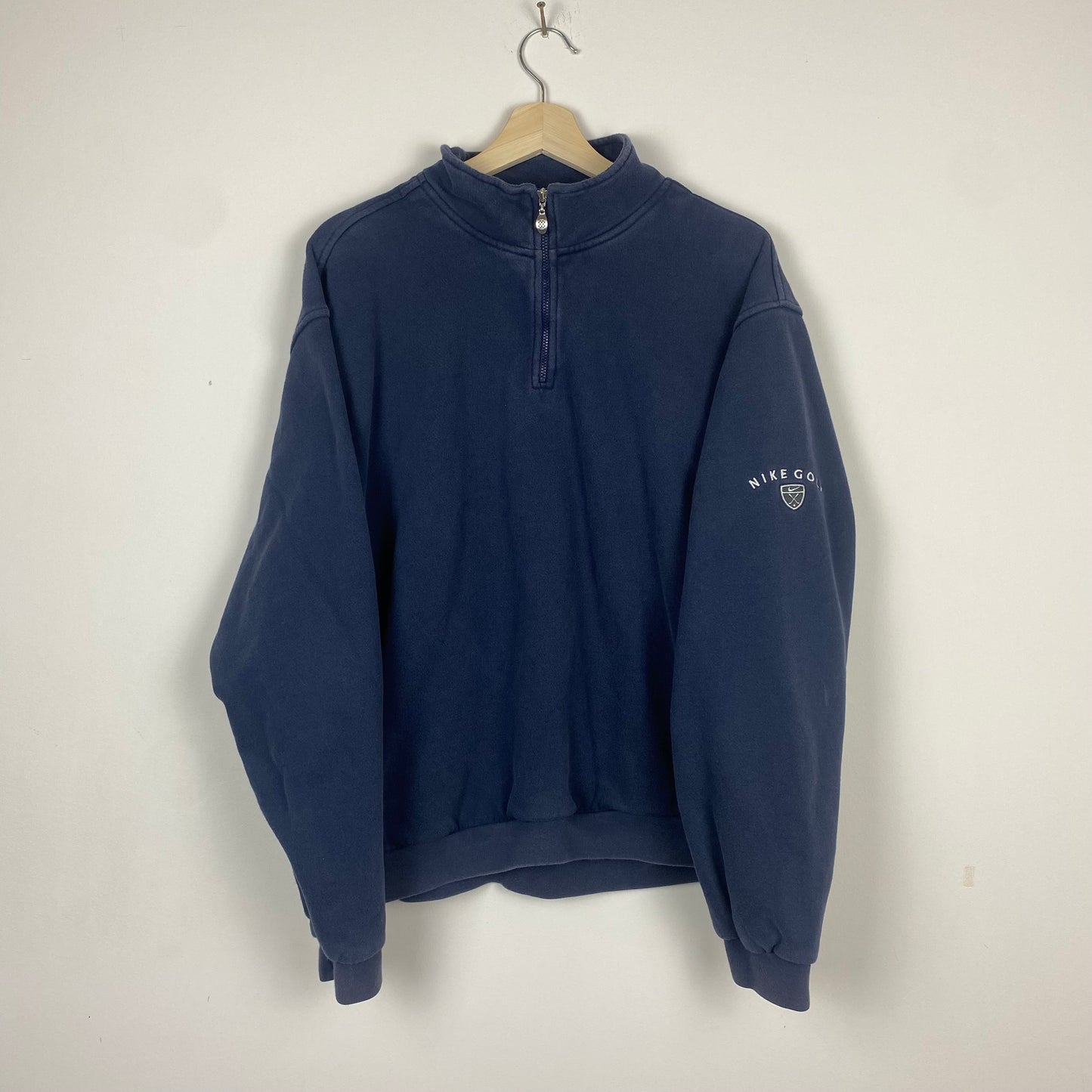 Vintage Nike Golf 1/4 Zip Jumper - M