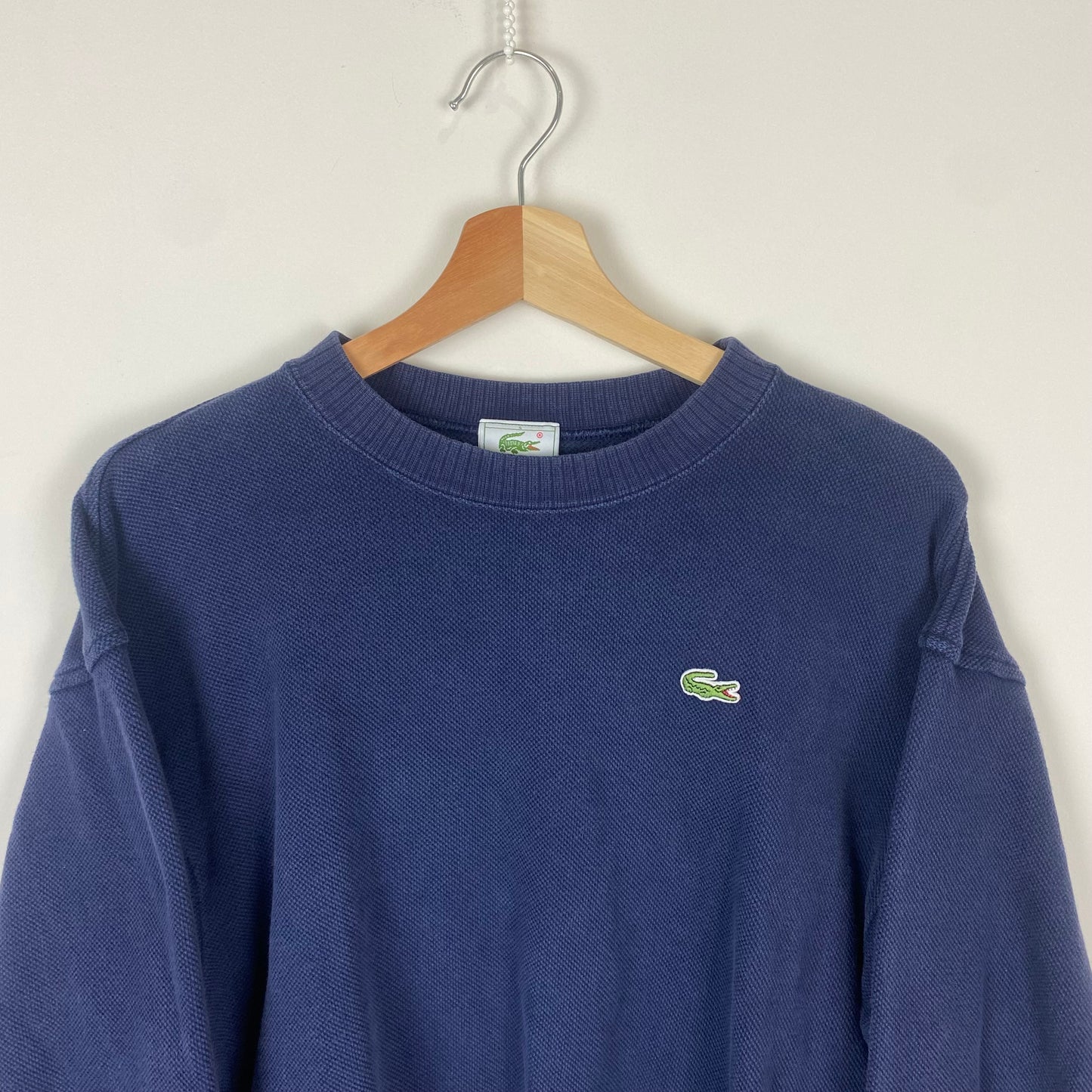 Vintage Lacoste Navy Knit Sweater - S/M