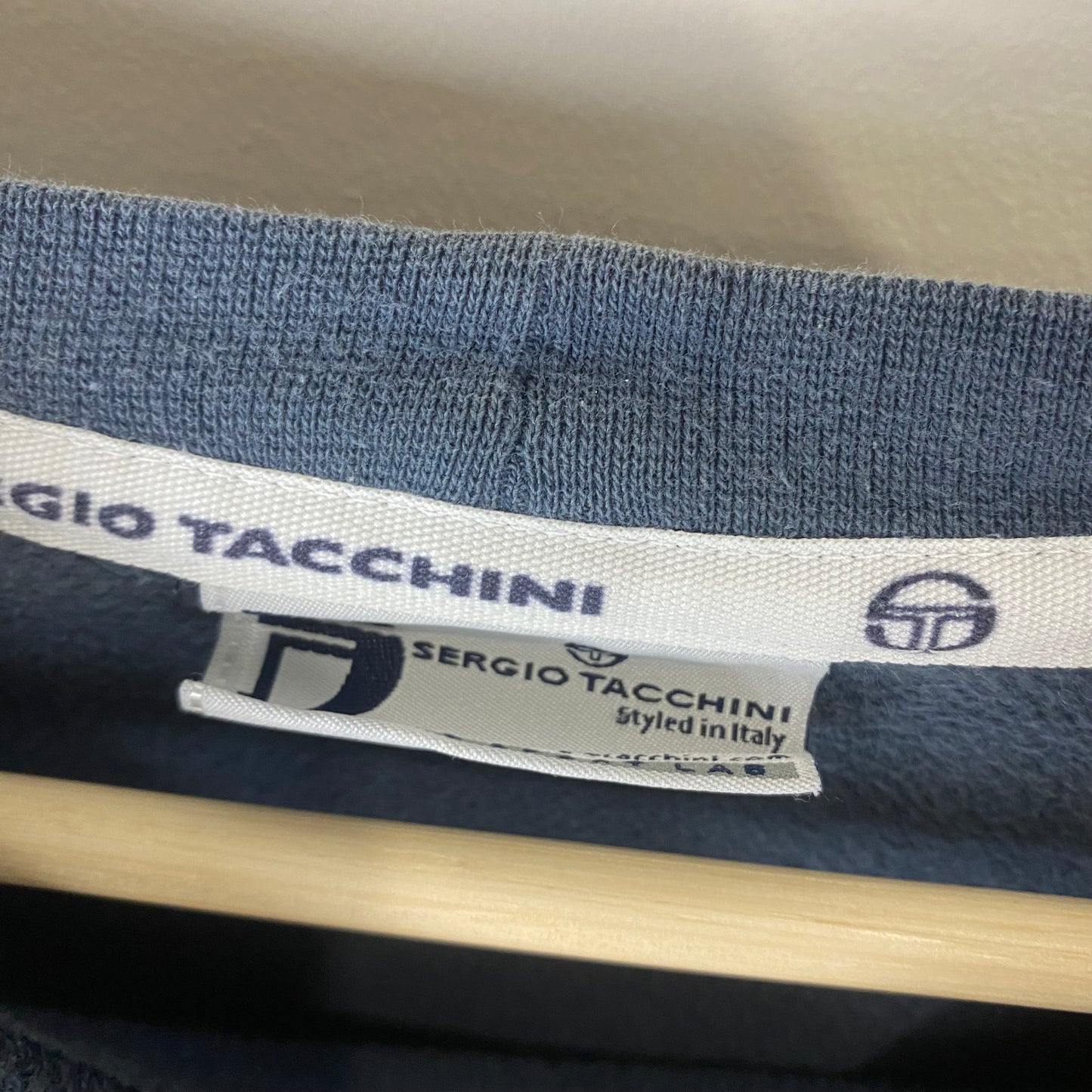 Vintage Sergio Tacchini Navy Sweater - S