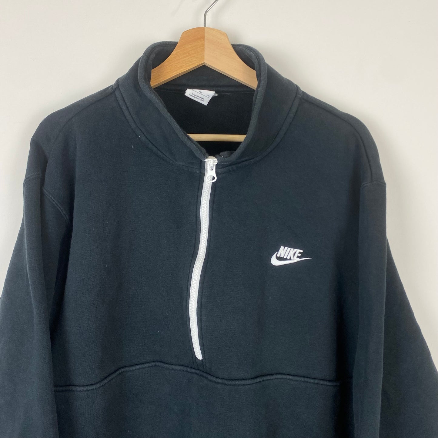 Nike Black Quarter-Zip Sweatshirt - L/XL