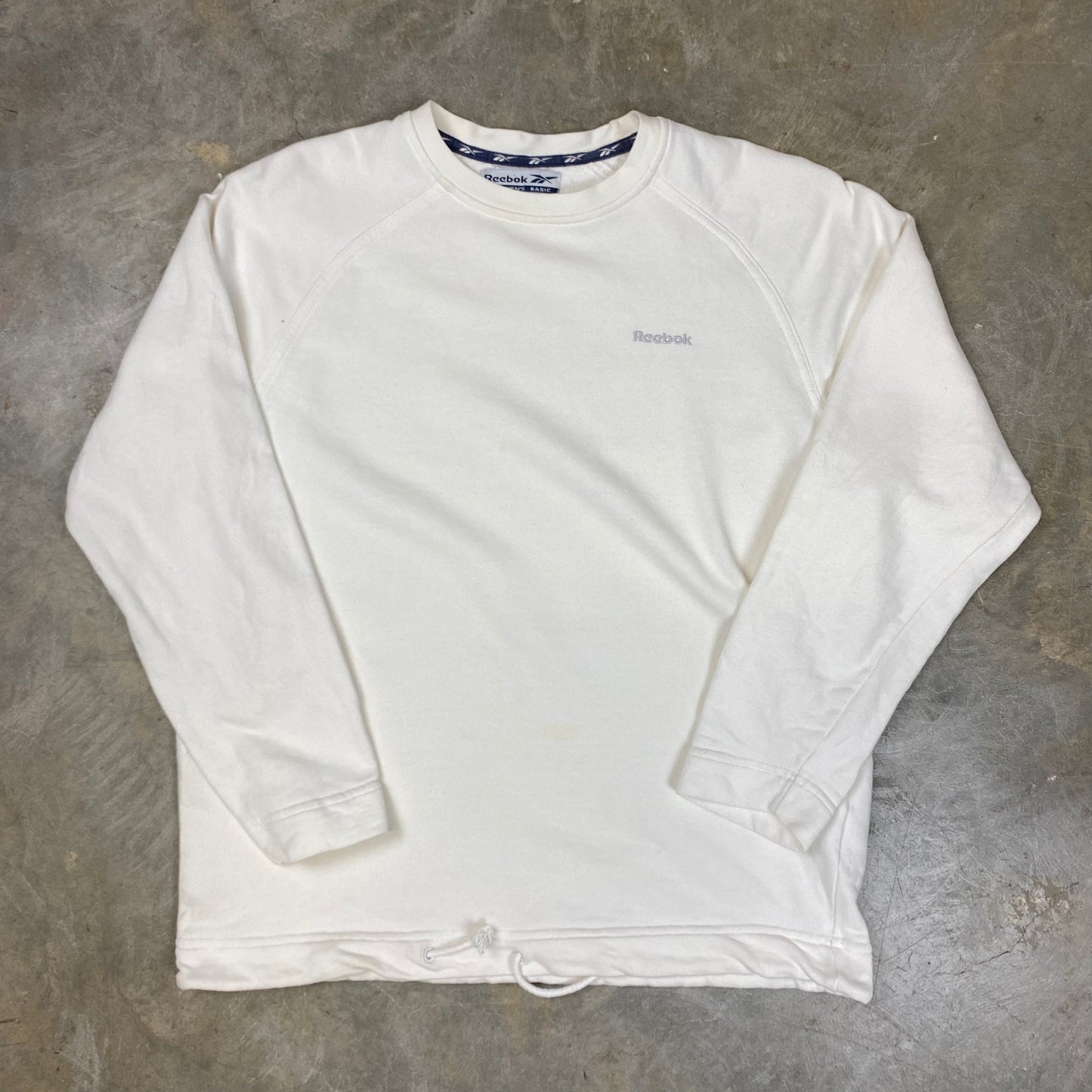 White Reebok Women's Sweatshirt - S