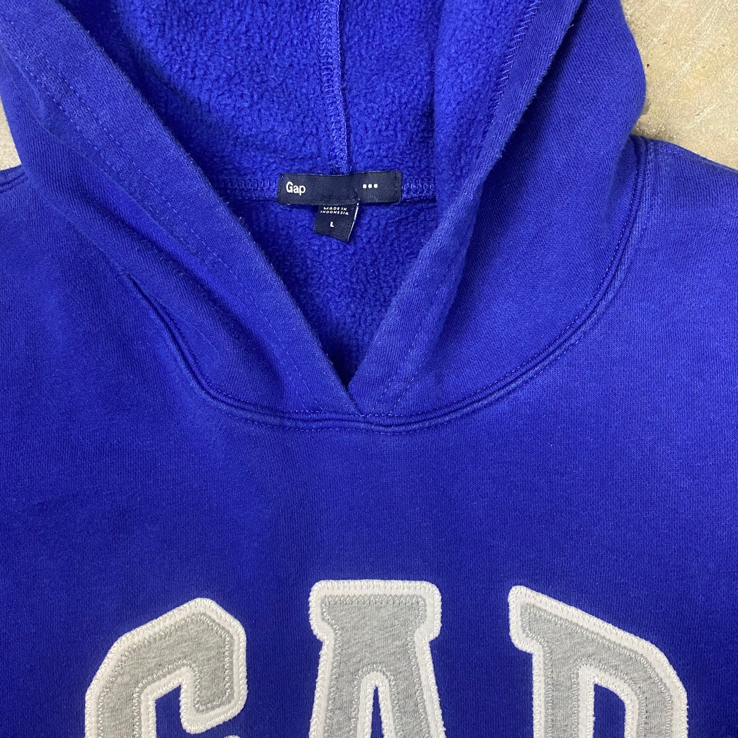 Kids Blue Gap Hoodie L