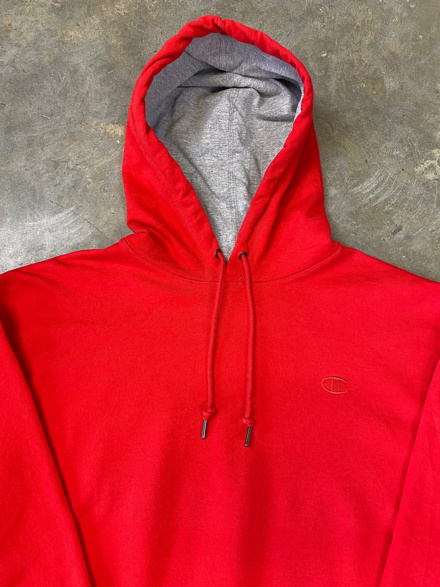 Red Champion Hoodie L